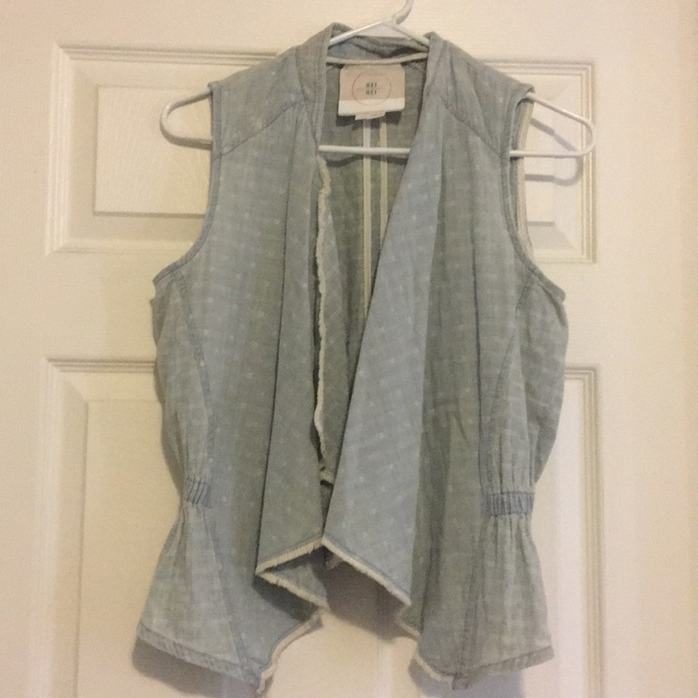 Anthro Denim Vest
